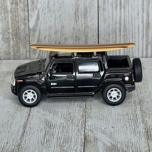 Kinsmart 2005 Hummer H2 SUT Black - 5097D - 1/40 scale Diecast Model Toy Car Tru